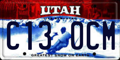 UT license plate C130CM