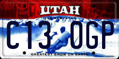 UT license plate C130GP