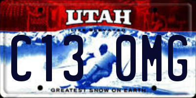 UT license plate C130MG