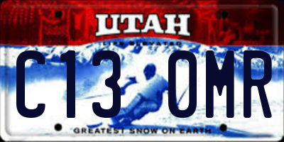 UT license plate C130MR