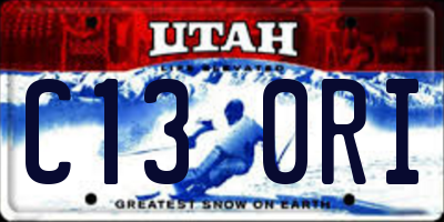 UT license plate C130RI