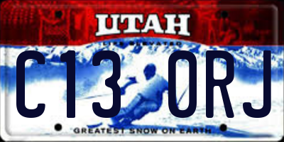UT license plate C130RJ