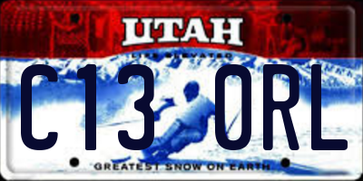 UT license plate C130RL