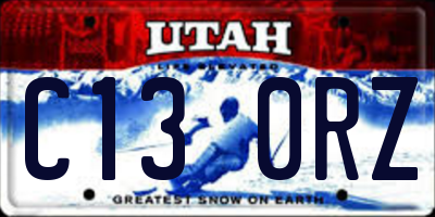 UT license plate C130RZ