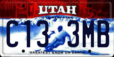 UT license plate C133MB