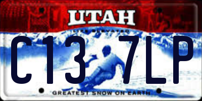 UT license plate C137LP