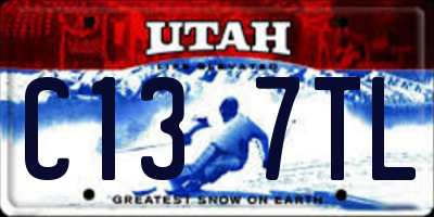 UT license plate C137TL