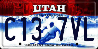 UT license plate C137VL