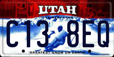 UT license plate C138EQ