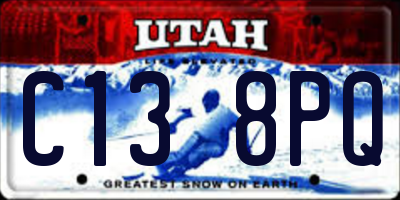 UT license plate C138PQ