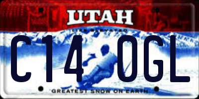 UT license plate C140GL