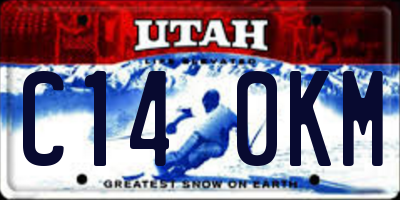 UT license plate C140KM
