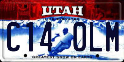 UT license plate C140LM