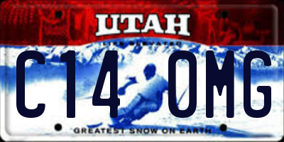 UT license plate C140MG