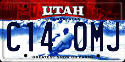 UT license plate C140MJ