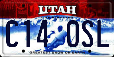 UT license plate C140SL
