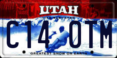 UT license plate C140TM