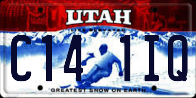 UT license plate C141IQ