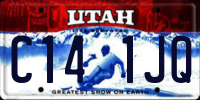 UT license plate C141JQ