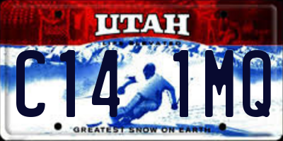 UT license plate C141MQ