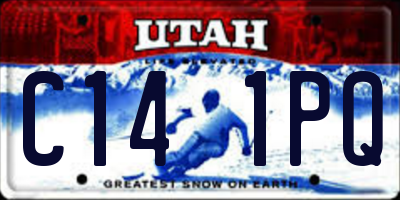 UT license plate C141PQ