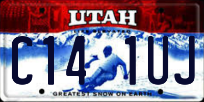 UT license plate C141UJ