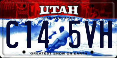 UT license plate C145VH
