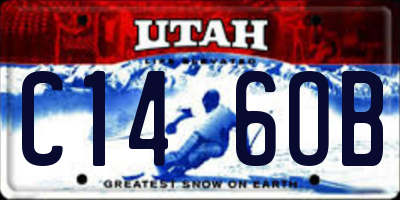 UT license plate C146OB