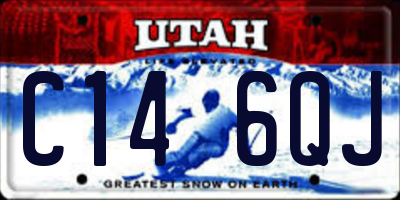 UT license plate C146QJ