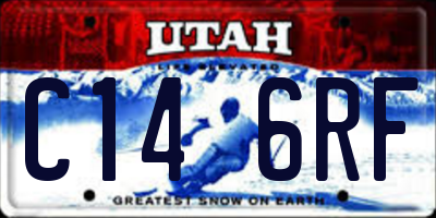 UT license plate C146RF