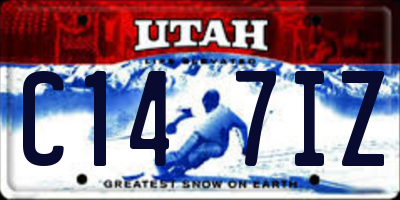 UT license plate C147IZ
