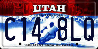 UT license plate C148LQ