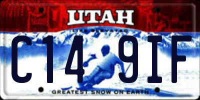 UT license plate C149IF