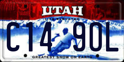 UT license plate C149OL