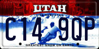 UT license plate C149QP
