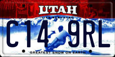 UT license plate C149RL
