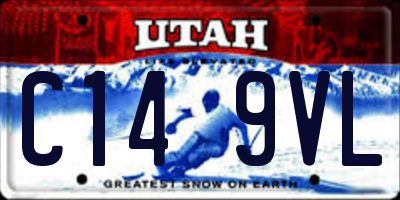 UT license plate C149VL