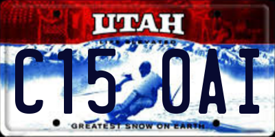 UT license plate C150AI