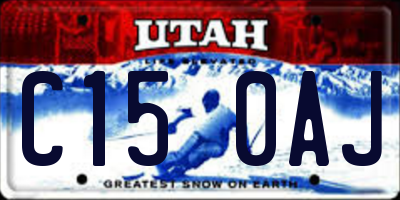 UT license plate C150AJ