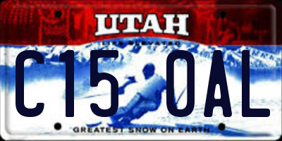 UT license plate C150AL