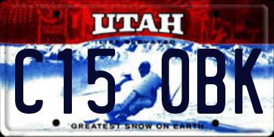 UT license plate C150BK