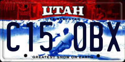 UT license plate C150BX