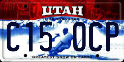 UT license plate C150CP