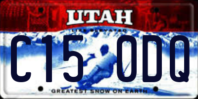 UT license plate C150DQ