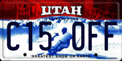 UT license plate C150FF