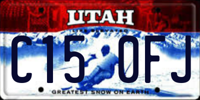 UT license plate C150FJ