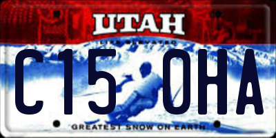 UT license plate C150HA
