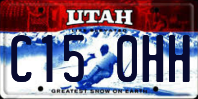 UT license plate C150HH