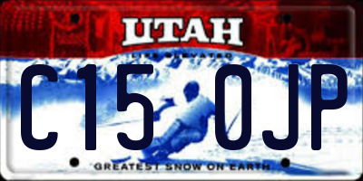 UT license plate C150JP
