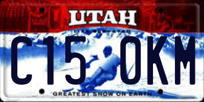 UT license plate C150KM